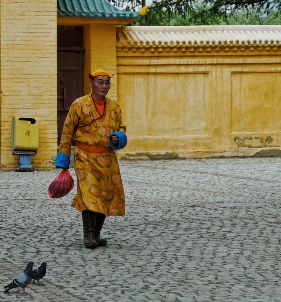 In einem Kloster in Ulan Bator ( Mongolei )