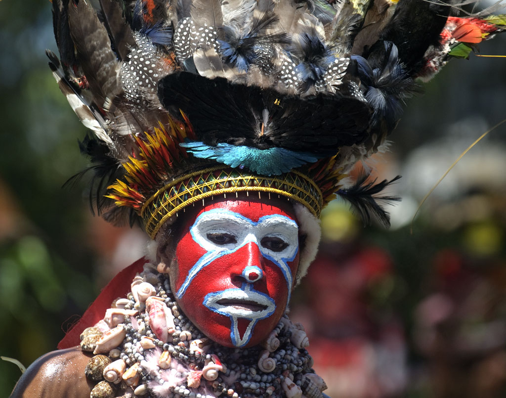 Ius Meri - Mann auf dem Mount Hagen Festival