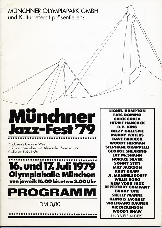 Jazzfest Muenchen 1980 Programheft 1