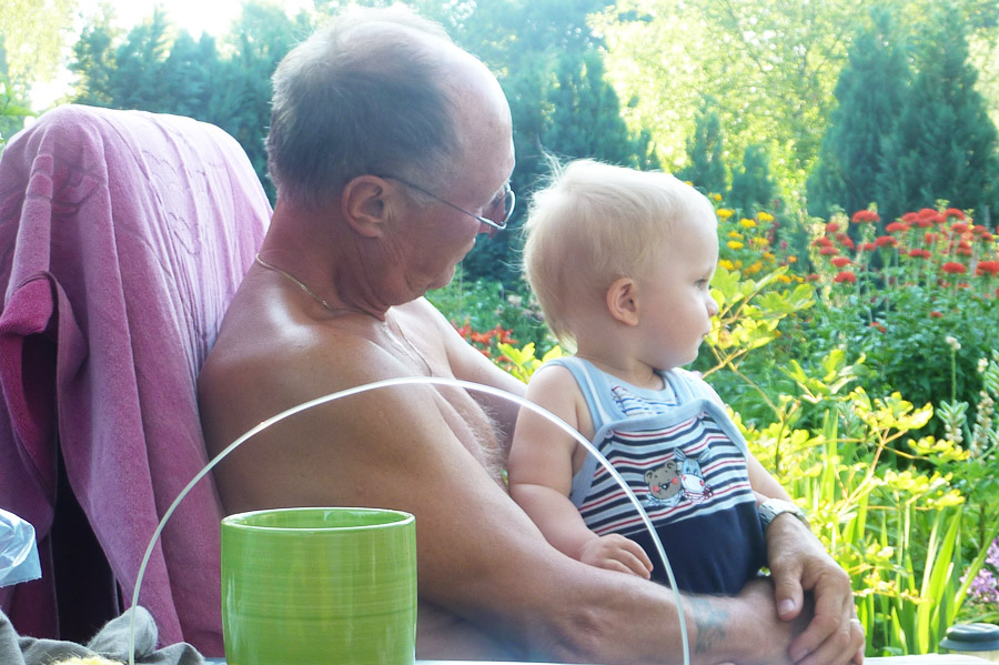 June 2010 / grandpa and grandson
