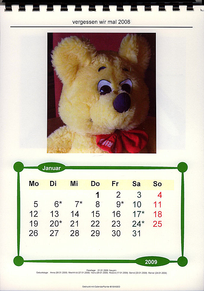 Kalender2009