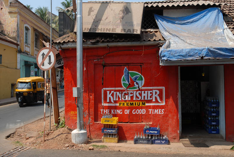 Kingfisher - The famous beer of India (Panaji)