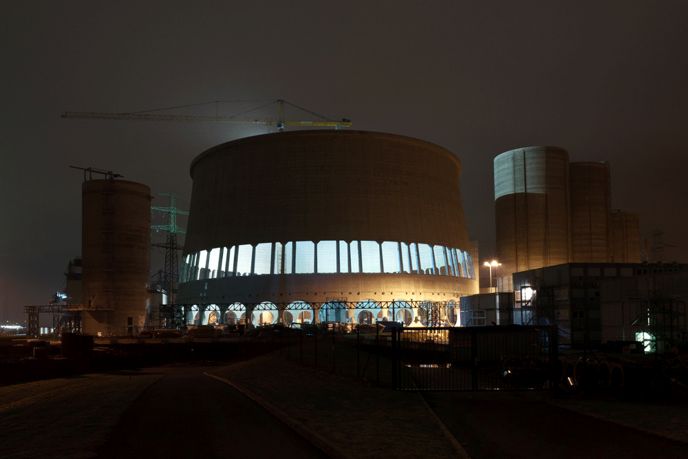 Kraftwerk Moorburg im Bau