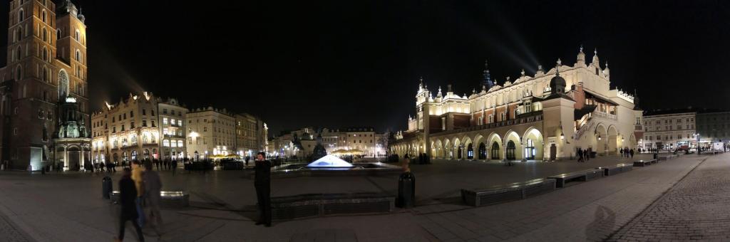 Krakau-Marktplatz (Rynek) Panorama