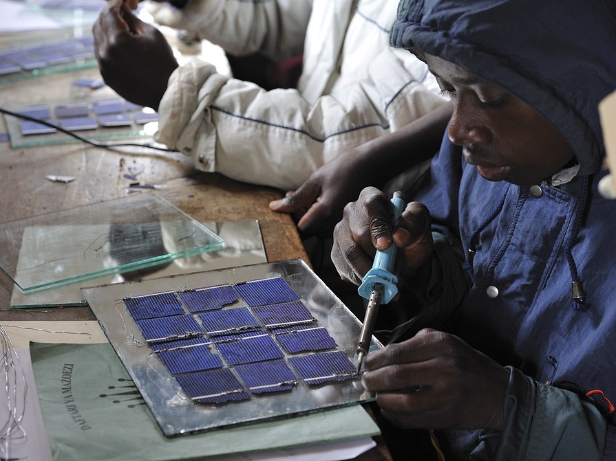 Kreativer Solarschrott