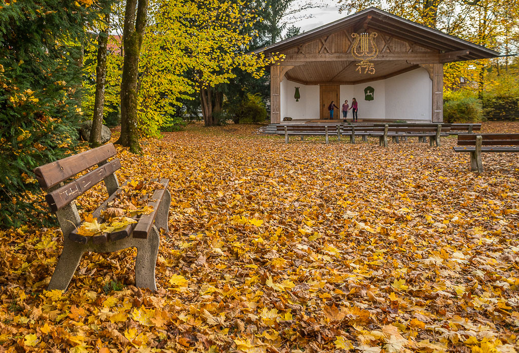 Kurpark Herbsttlaub