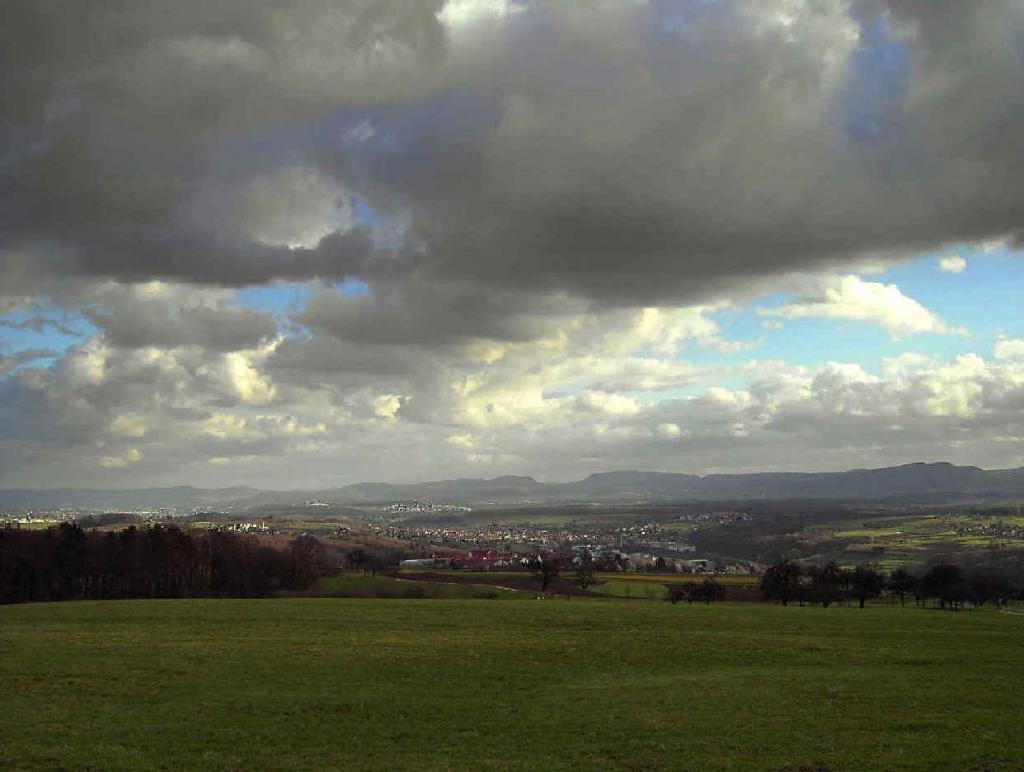 L002 Schlichtener Höhe, Blick zur Alb bei Göppingen