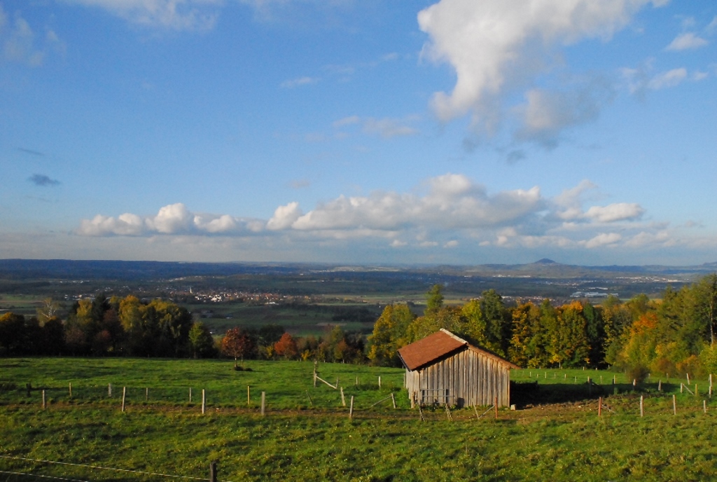 L005 Blick vom Alpaufstieg bei Wiesensteig nach Schwäbisch-Gmünd