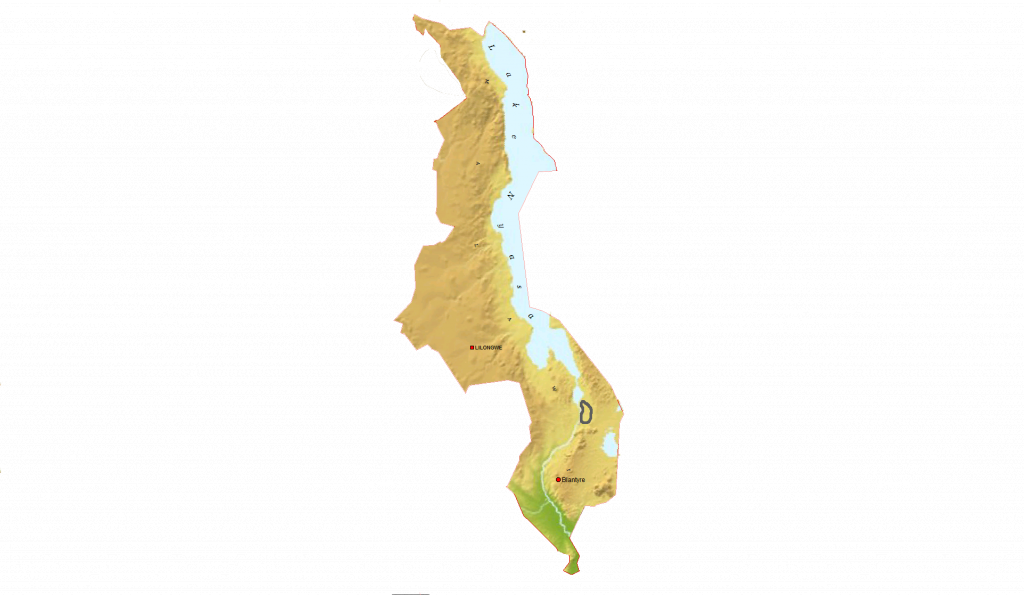 Lage des Liwonde Nationalparks in Malawi