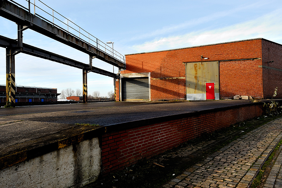 Lagerhalle im Hafen von Bremen