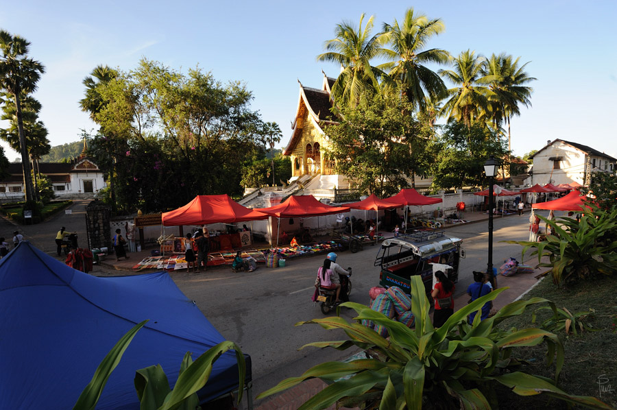 Luang Prabang, am Abendmarkt