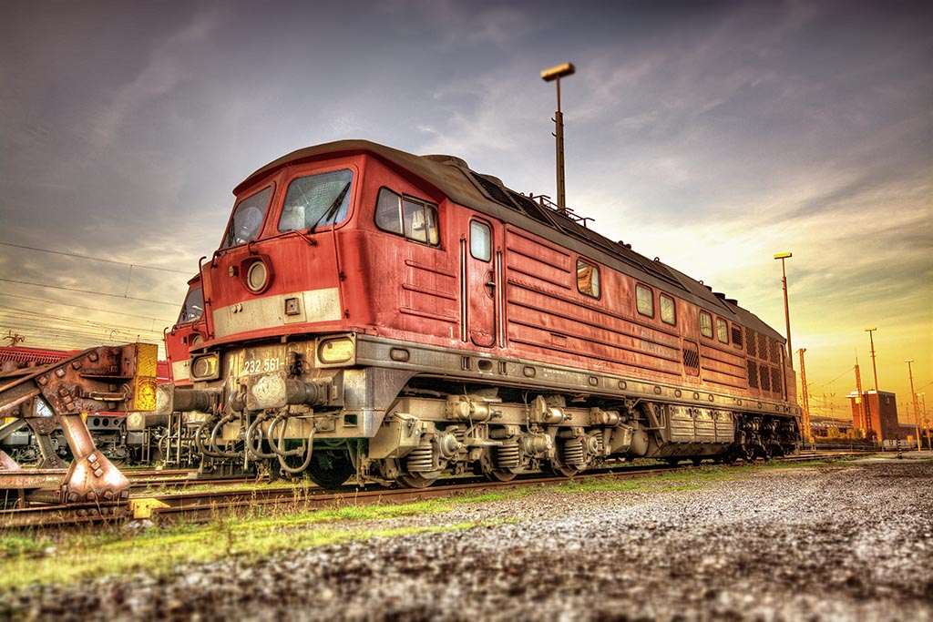 Ludmilla der Reichsbahn im harten Einsatz...