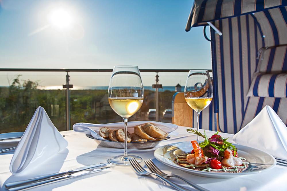 Lunch auf der Seeterrasse