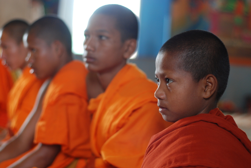 Mönche in Angkor