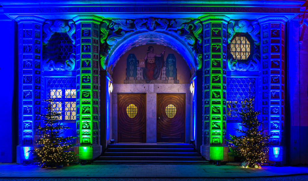 München Polizeipräsidium Eingang