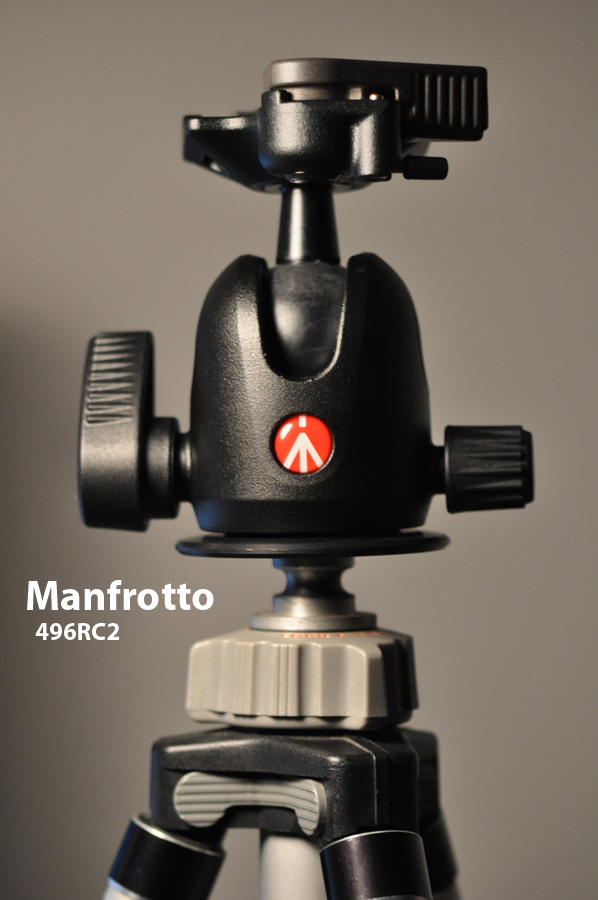 Manfrotto 496RC2 Kugelkopf mit Schnellwechselplatte