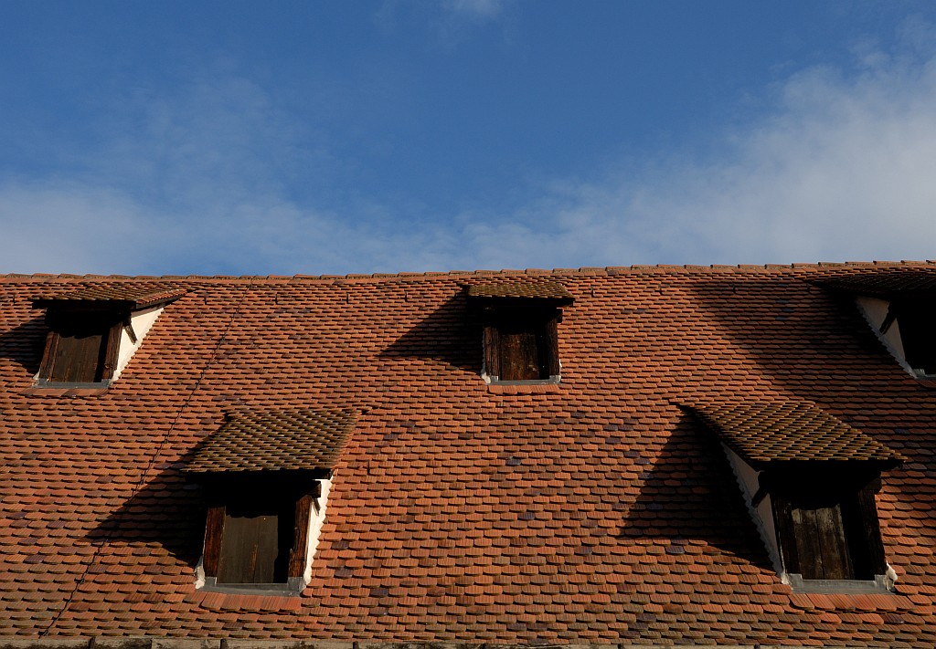 Mansardendach im Kloster Bebenhausen