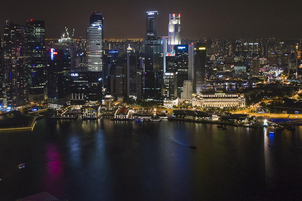 Marina Bay Resort at night