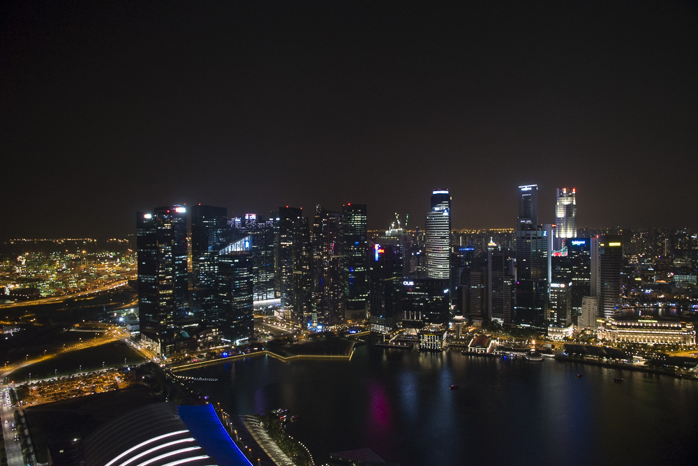 Marina Bay Resort at night
