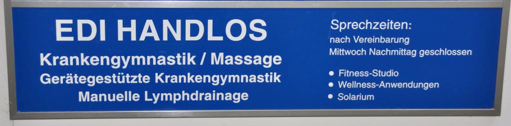 Masseur - Edi Handlos