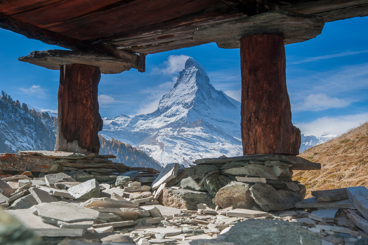 Matterhorn von Findeln aus.