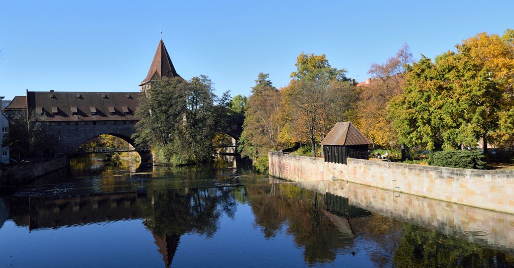 Maxbrücke Richtung Kettensteg