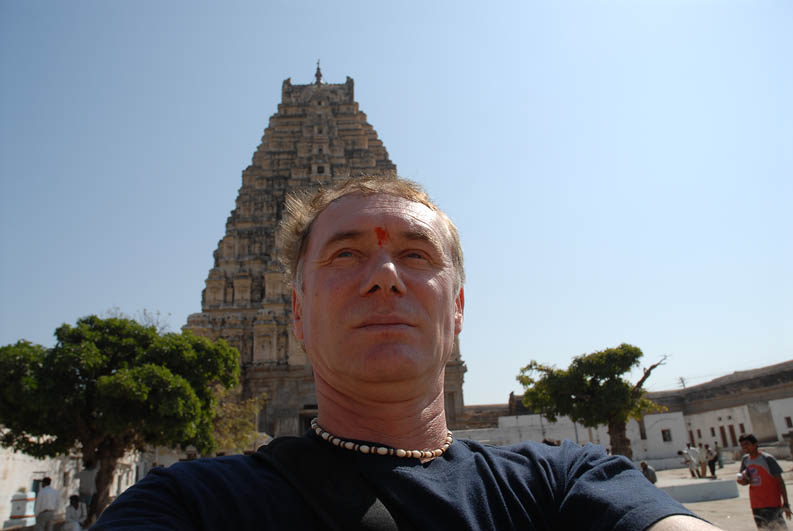 Me and the temple in Hampi
