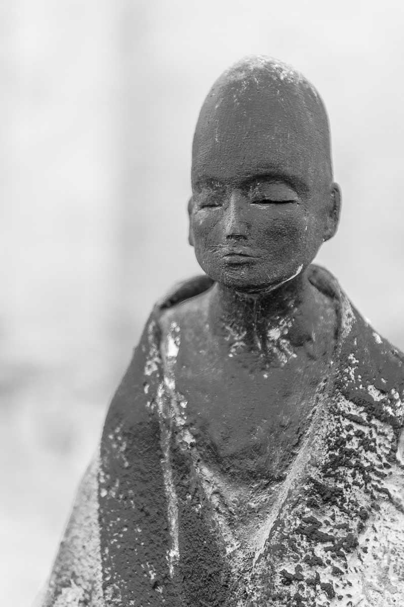 meditierende Skulptur