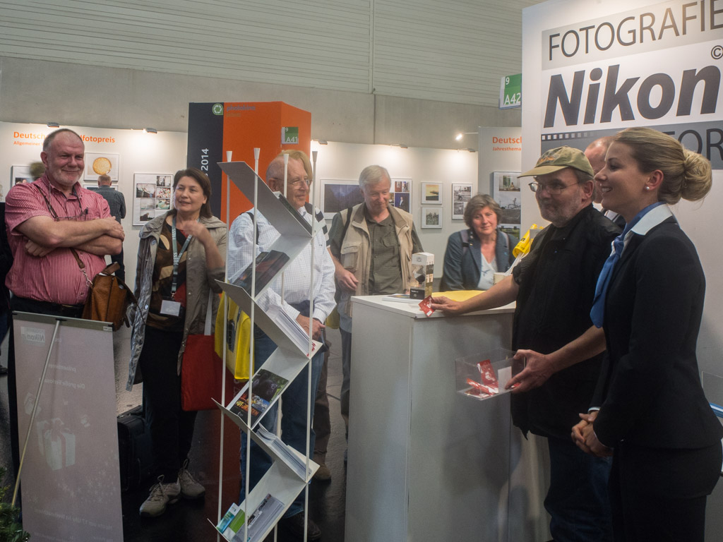 Messestand Forum Verlosung