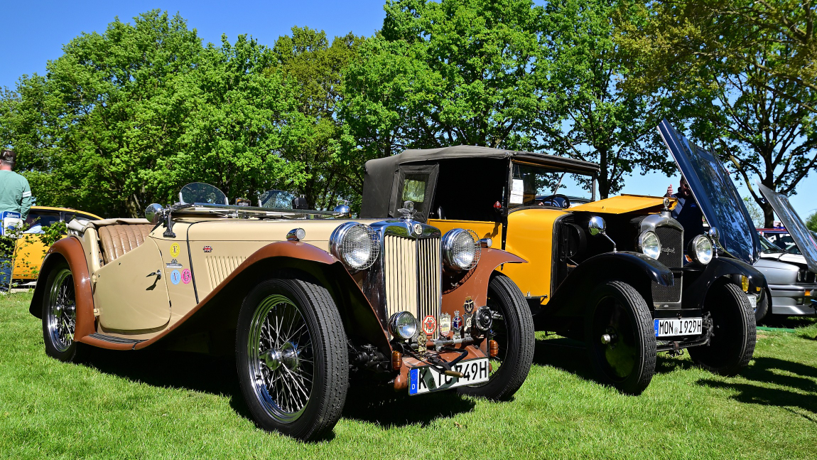 MG TC und Peugeot 190
