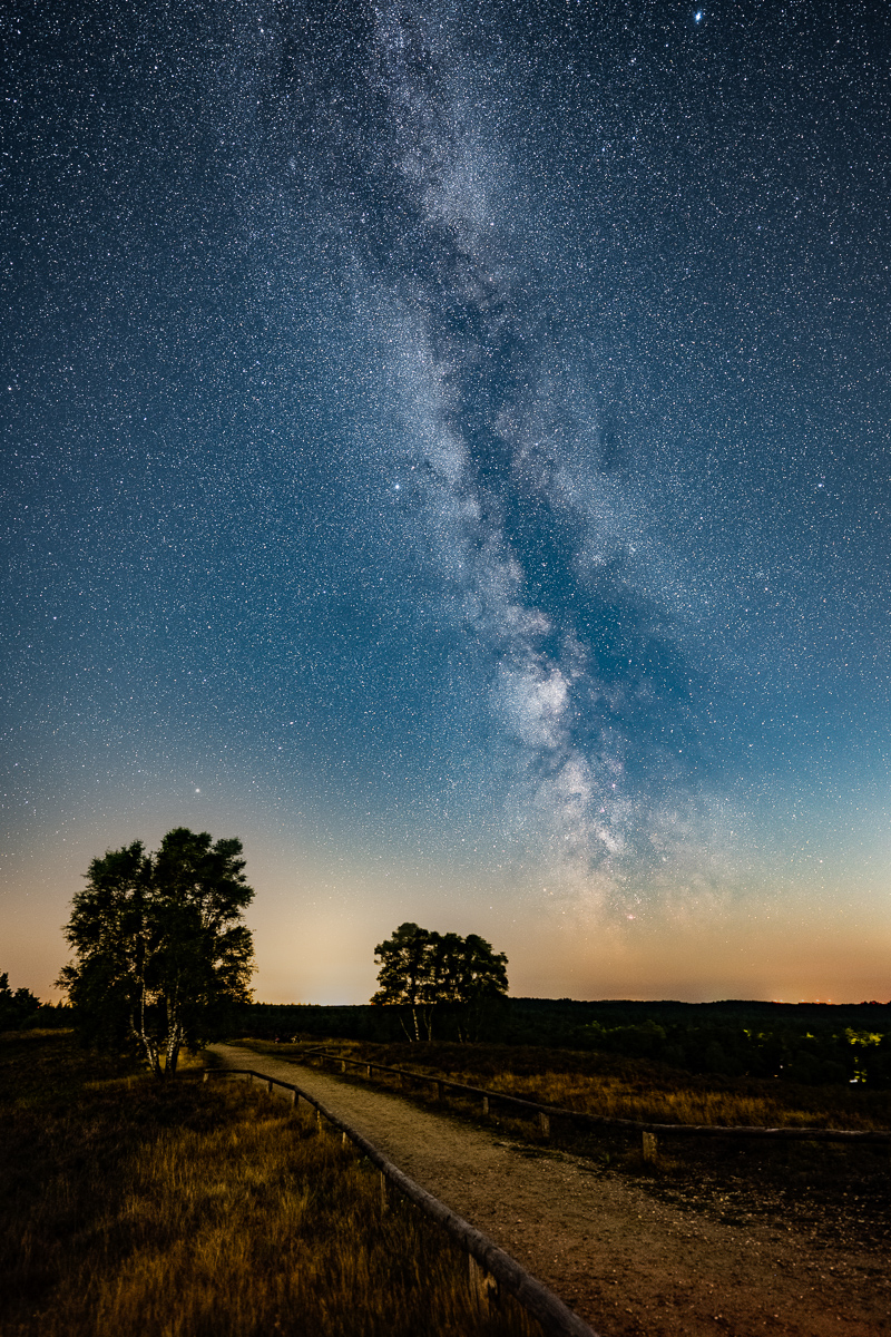 Milchstraße in der Lüneburger Heide