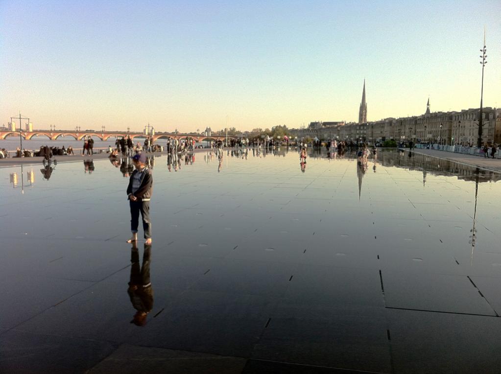 Miroir D'eau in Bordeaux