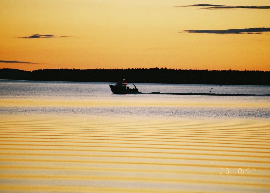 Mitsommer an dem See Päijänne - Rückkehr der Fischer
Nikon F-801s, Nikkor AF 80-200/2,8 ED
Fuji-Diafilm digitalisiert