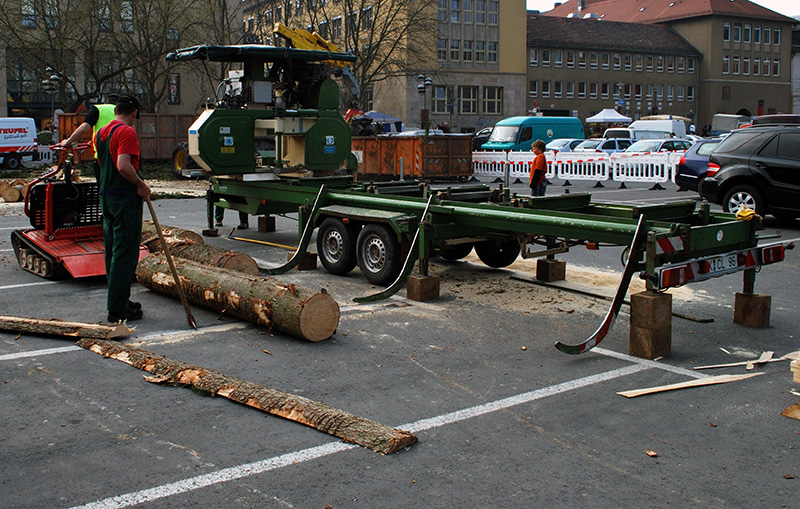 mobiles sägewerk