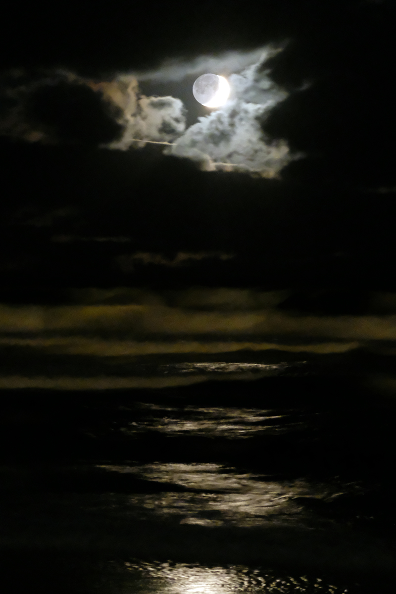 Mond am Meer