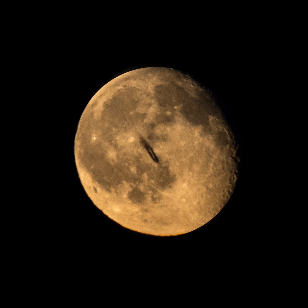 Mond mit Komet