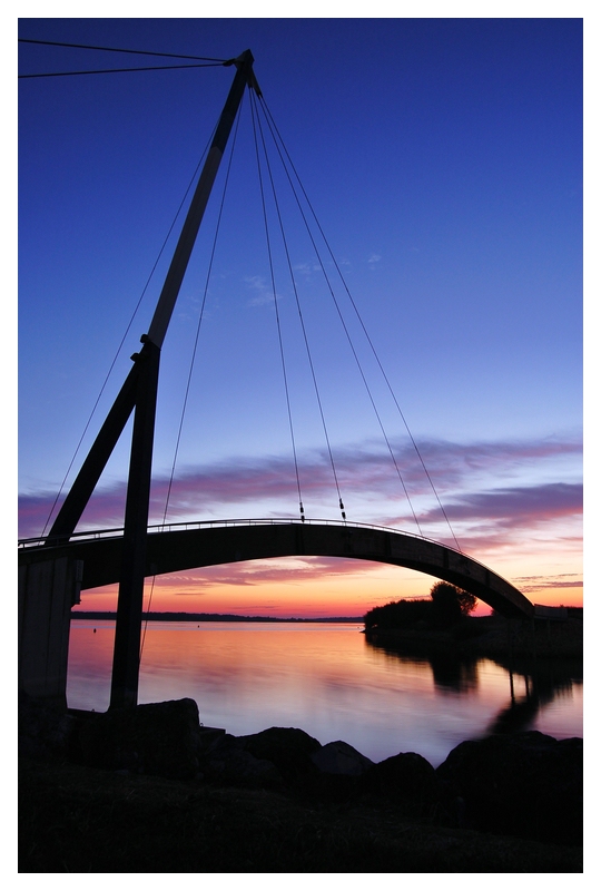 Morgens an der Passerelle