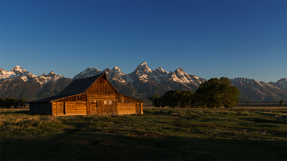 Mulon Barm im Grand Teton National Park Wyoming