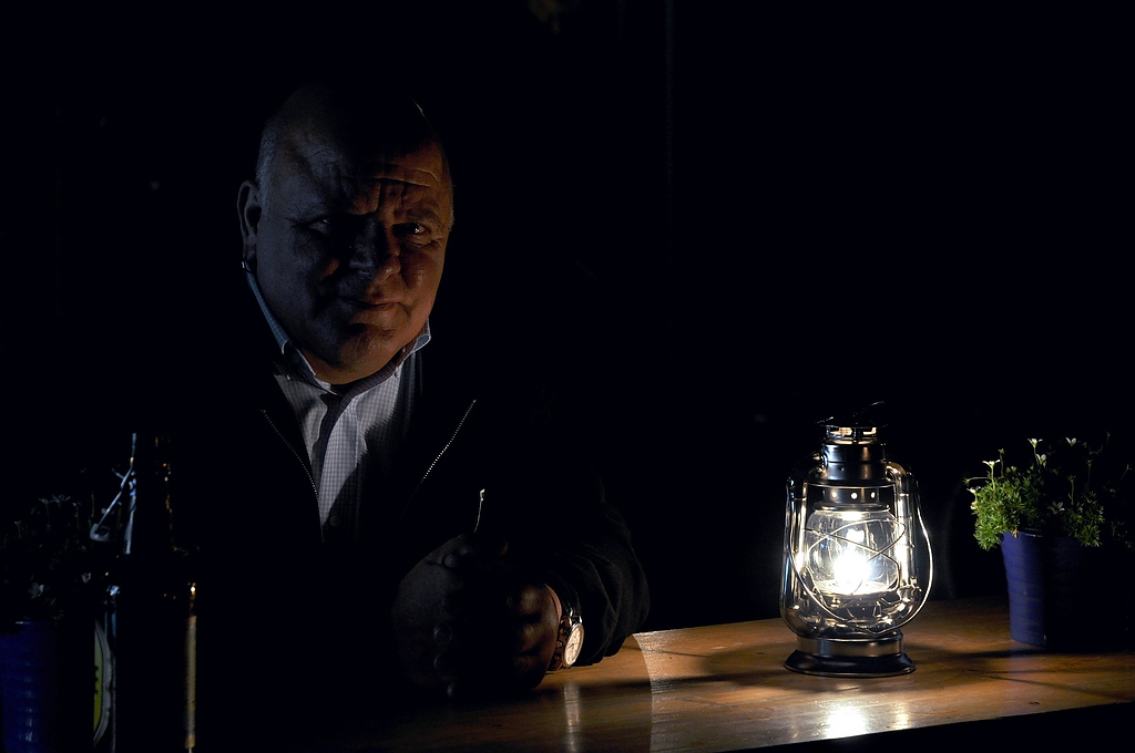 Nachtlicht auf dem Biertisch