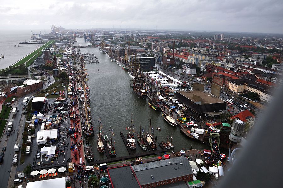 Neuer Hafen von oben