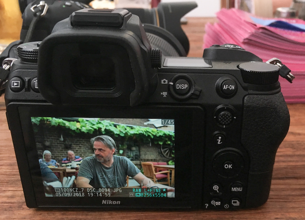 NikonZ7 Display