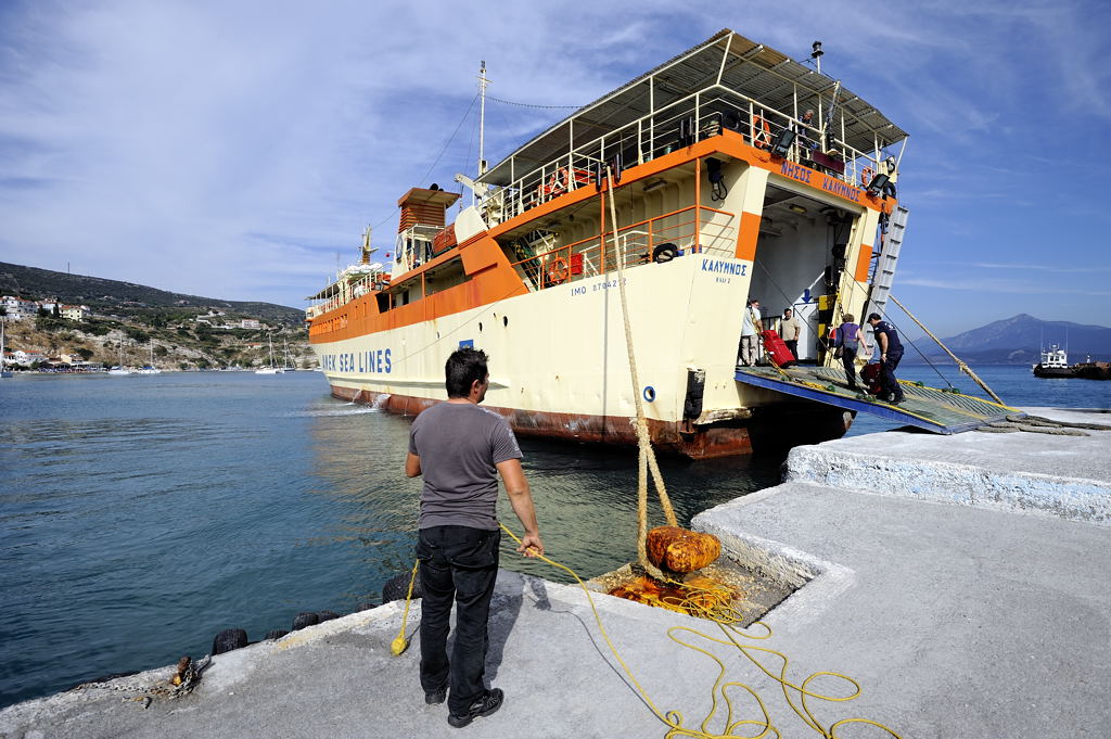 Nisos Kalymnos im Hafen von Pythagorio (Samos)