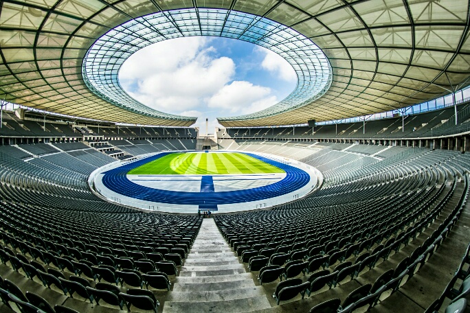 Olympiastadion Berlin, 8mm Fisheye