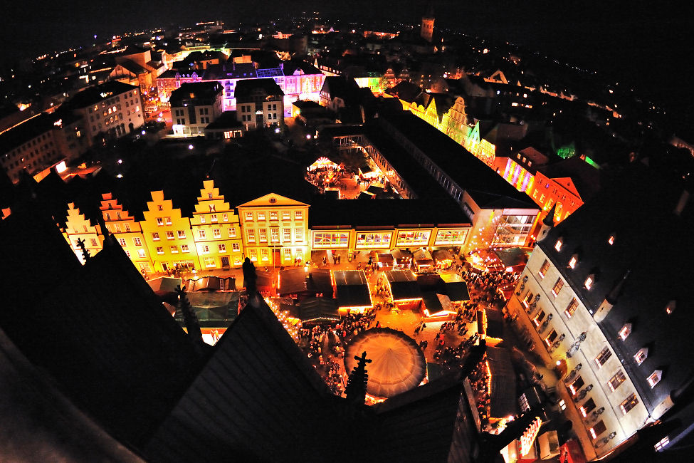 Osnabrück Weihnachtsmarkt 2009 3 Fisheye
