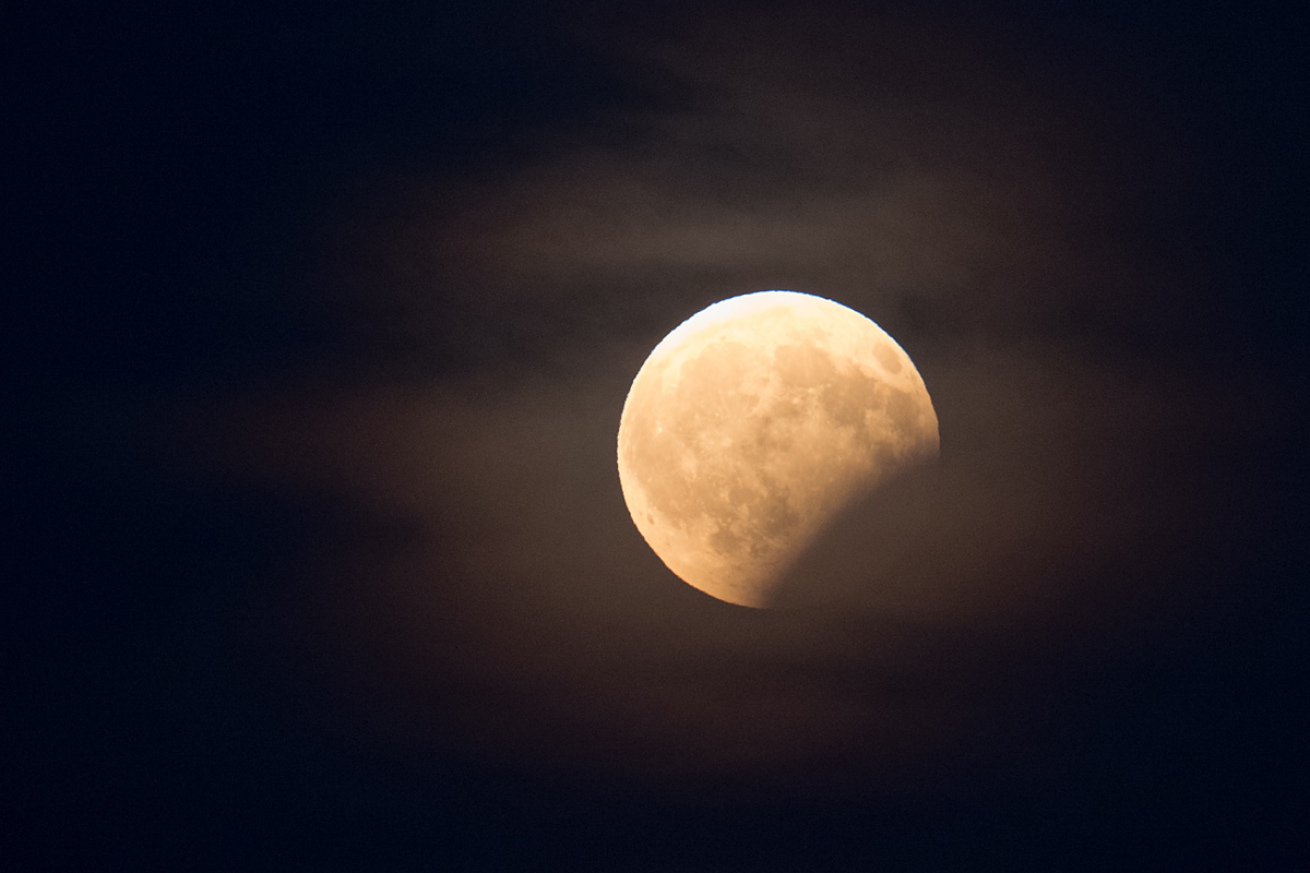 partielle Mondfinsternis August 2017