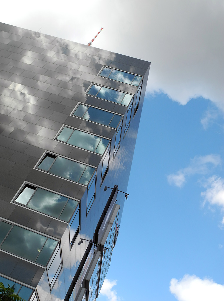 Plattenbau am Alexanderplatz.