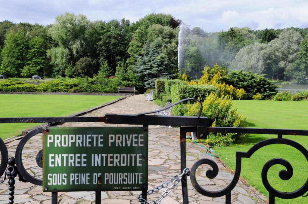 Privatgehölz (Chateau du Lac/Brüssel)