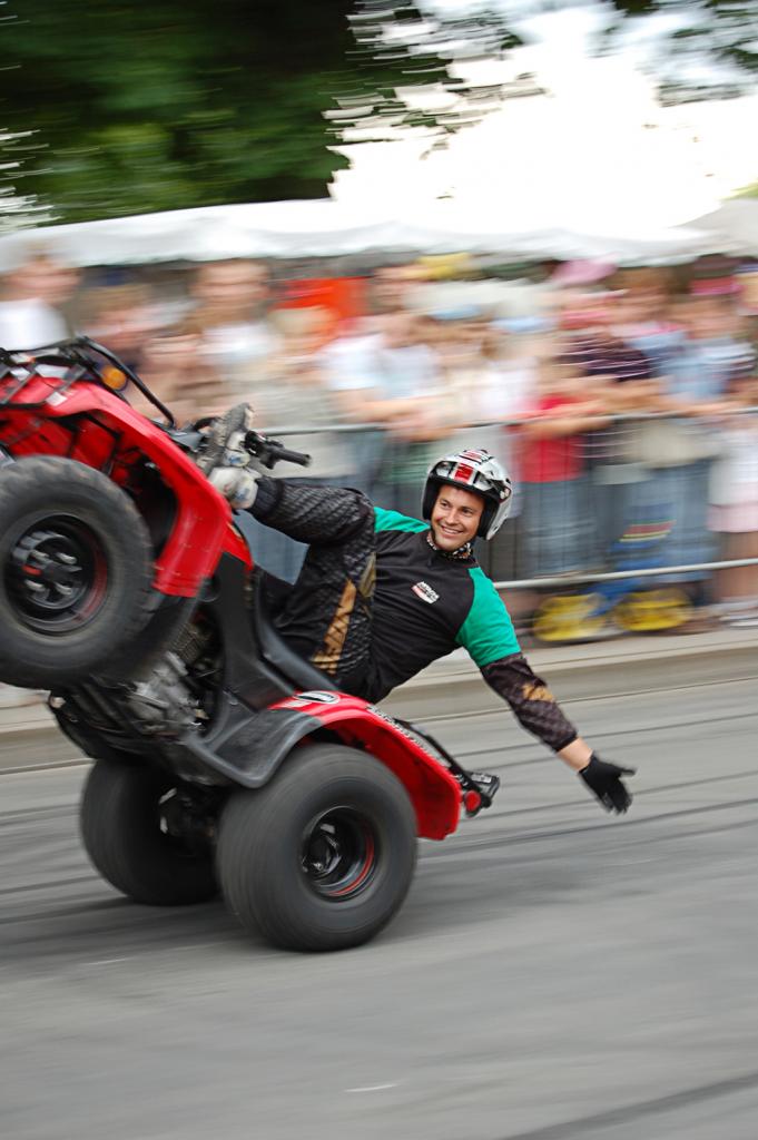 quad wheelie