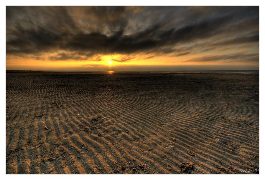 Rømø – Strand im dunklen Winter #2
