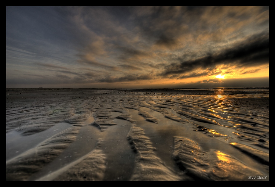 Rømø – Strand im dunklen Winter #4